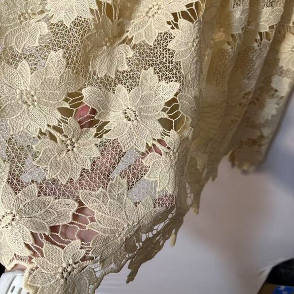 Girls Birthday Wedding & Flower Sleeveless A-Line Lace Party Dress  (11/12Years） - Picture 11 of 12